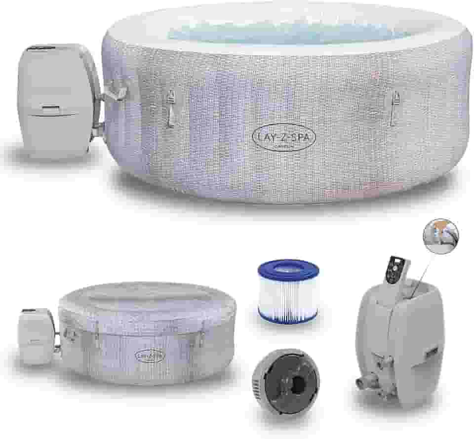 Banheira Ofurô Spa Inflável Cancun 669L + Bomba Filtrante Aquecedora 110V + Capa Bestway