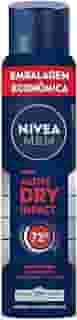 NIVEA MEN Desodorante Antitranspirante Aerossol Dry Impact 200ml - Alta proteção eficaz de 72 horas contra suor e mau odor, 2x mais ativos antitranspirantes e frescor o dia todo