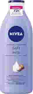 NIVEA Loção Hidratante Desodorante Soft Milk 400ml - Hidratação para pele seca, com textura leve e sensação de suavidade que deixa a pele macia, cheirosa e hidratada por 48h