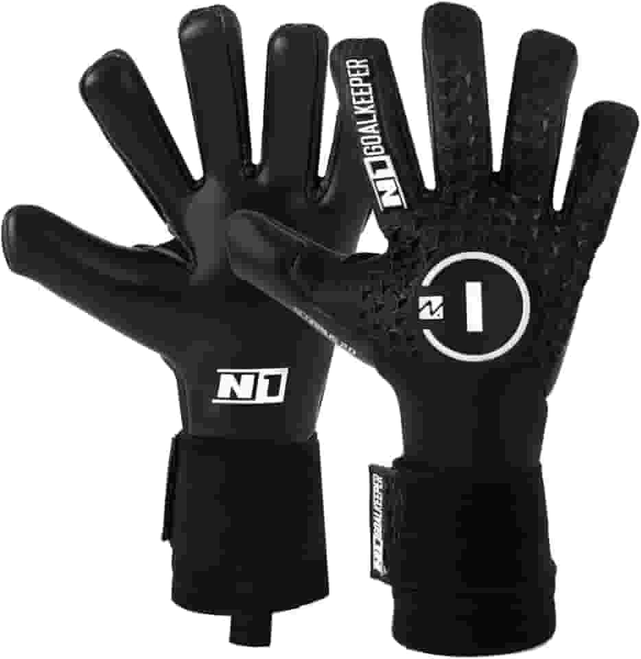 Luva Goleiro Profissional N1 Scorpius 2.0 Cor:Black, Tamanho:8