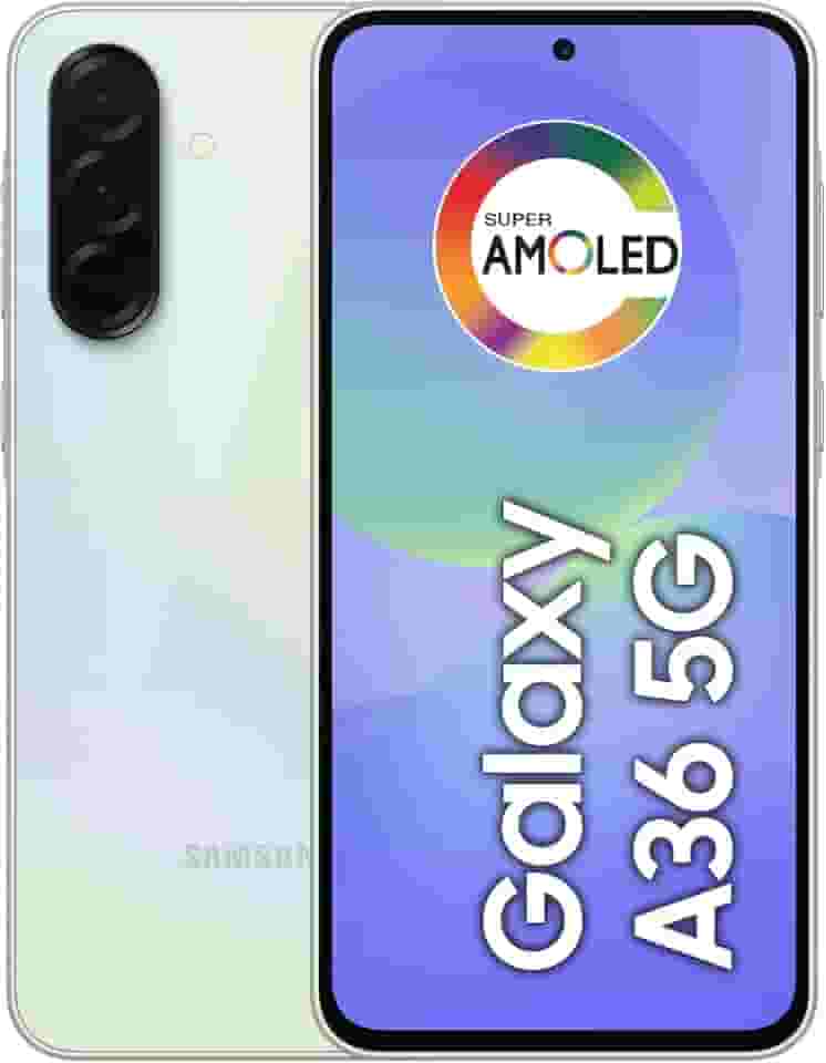 Celular Samsung Galaxy A36 5G 128GB, 6GB RAM, Câmera 50MP, IP67, Super AMOLED 6.7', Recursos AI, Verde