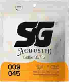 Encordoamento 009 SG Aço Bronze 85 15 para Violão