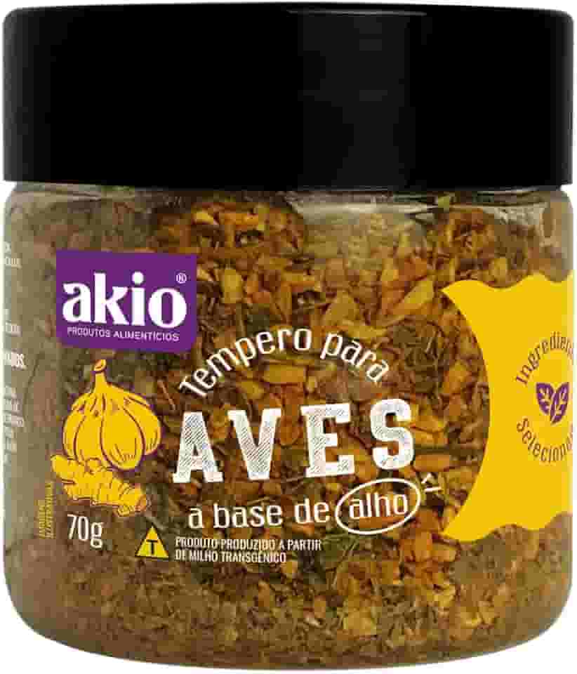 Akio Tempero Aves 70G A Base De Alho