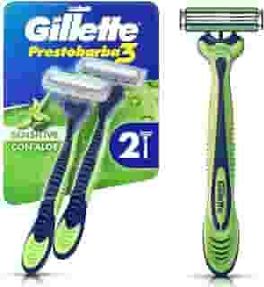 Aparelho de Barbear Descartável Gillette Prestobarba3 Sensitive 2 Unidades