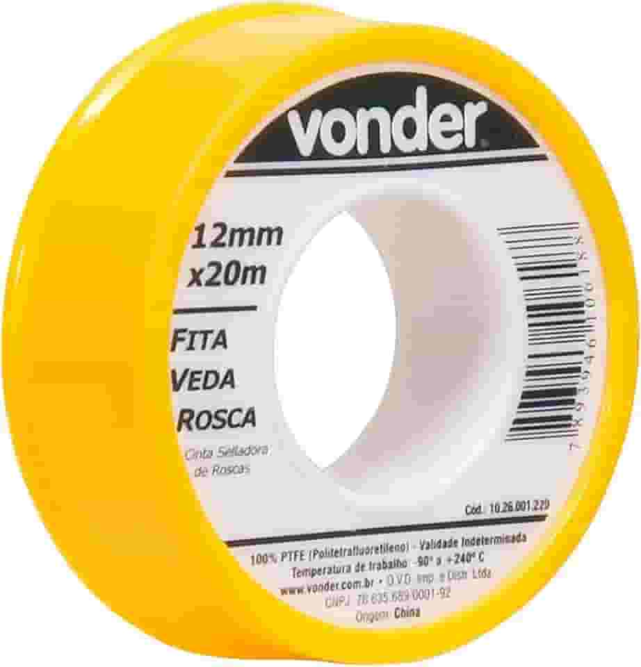 Vonder, Fita Veda-Rosca 12 Mm X 20 M.
