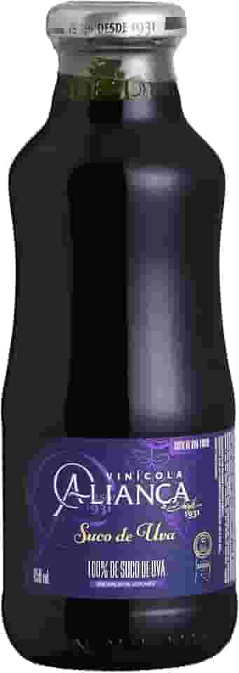 Nova Aliança Suco De Uva Tinto Integral Alianca Cx 450 Ml