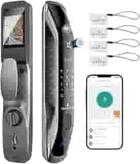 Fechadura Digital Biométrica Wi-Fi Inteligente, X2 Fechadura Digital Inteligente Ambiente Conectado com Biometria, Tuya APP