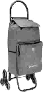 Carrinho de Compras Feira Multiuso Artiko Go Sobe Escada Até 40kg (Cinza)