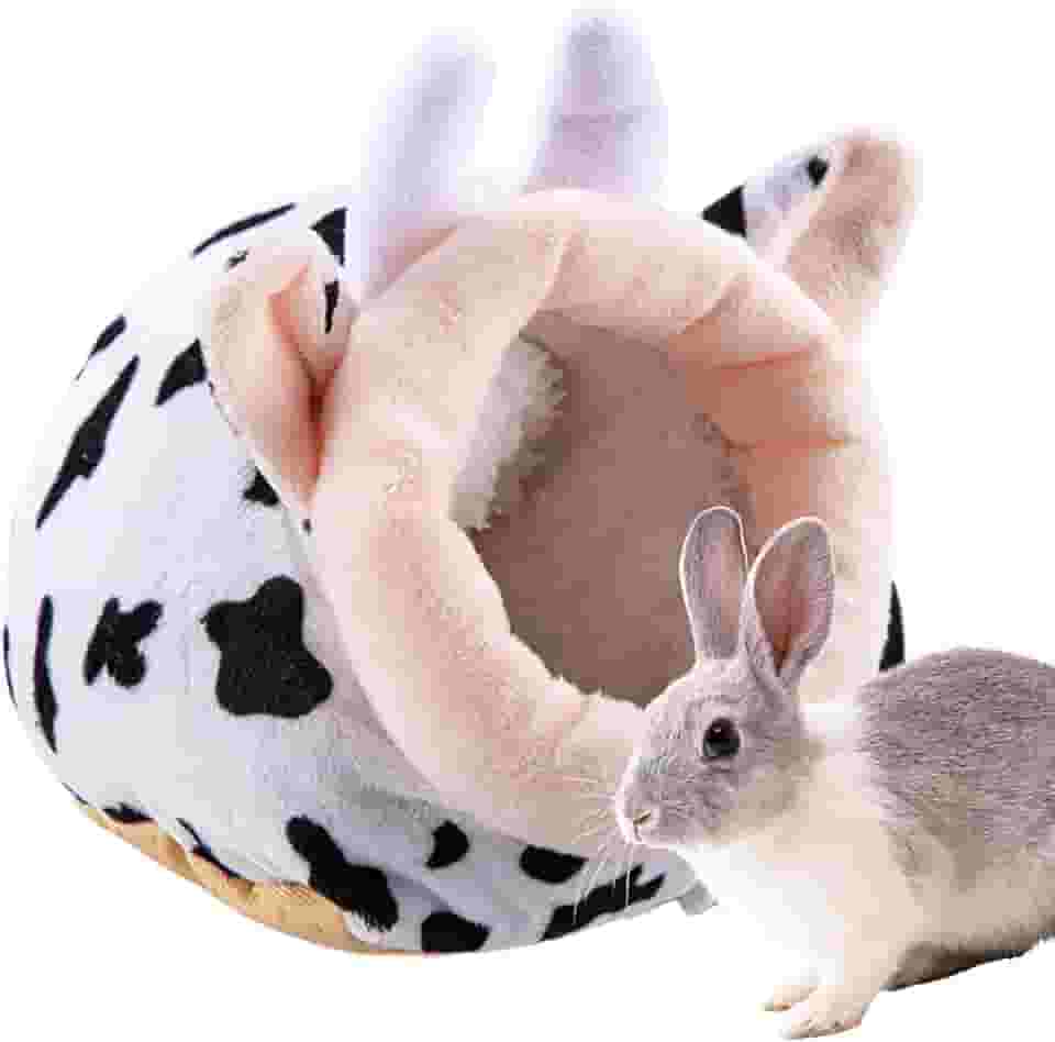 Ninho de algodão para hamster, esconderijo de cobaia,Cama pequena de algodão para animais de estimação Esconderijo de hamster de Natal | Ninho de dormir de hamster bonito e leve, casa de dormir