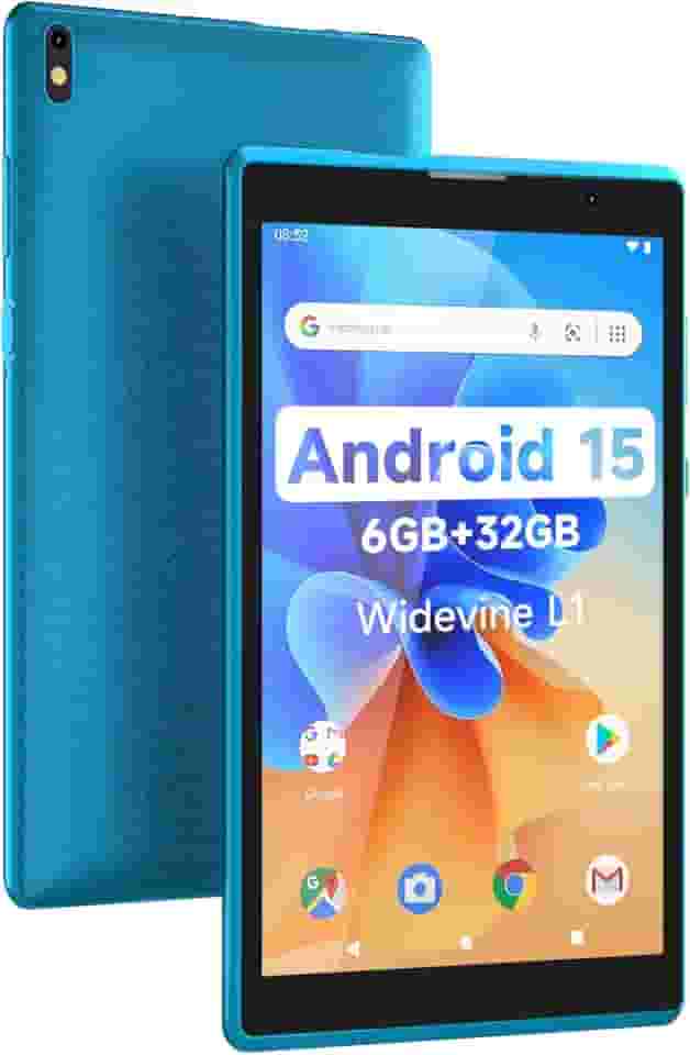 Tablet COOPERS Android 15, tablets de 7 polegadas, 6 GB de RAM, 32 GB de ROM, suporte de 1 TB, tablet PC, processador quad-core, tela sensível ao toque IPS, câmera dupla de 2 + 5 MP, bateria de 3000