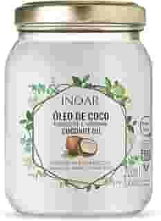 Inoar, Óleo de Coco Extra Virgem, Hidratação Profunda, Força e Nutrição para Todos os Tipos de Cabelos, Vegano e Botânico - 200ml