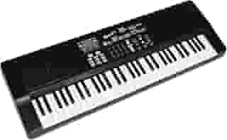O Teclado Musical Eletrônico com 61 teclas Semi-Profissional Instrumento Versátil, Fácil de Usar, com Painel Digital, Aprendizado Interativo, Biblioteca de Sons e Timbres.