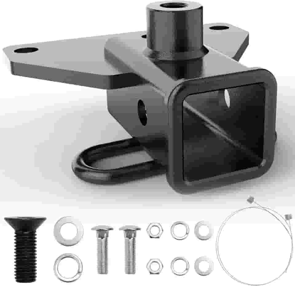 JERBOR Engate de reboque classe 3 resistente para Jeep Gladiator JT 2020-2024, engate de reboque de 5 cm adequado para Jeep Gladiator JT 2020 2021 2022 2023 2024 (precisa de instalação profissional)