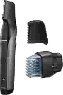 Aparador de pelos corporais para homens Panasonic V-Razor, aparador elétrico de uso seco/molhado, sem fio, com 2 acessórios, barbear multidirecional em áreas sensíveis - ER-GK80-S (Preto)