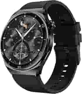 Smartwatch Aurafit Relógio inteligente para Homens, Tela Full Touch 1.43'AMOLED, IP68, Compatível com iOS e Android, 110+ Modos Esportivos, Assistente de Voz, Faz e Recebe Ligações