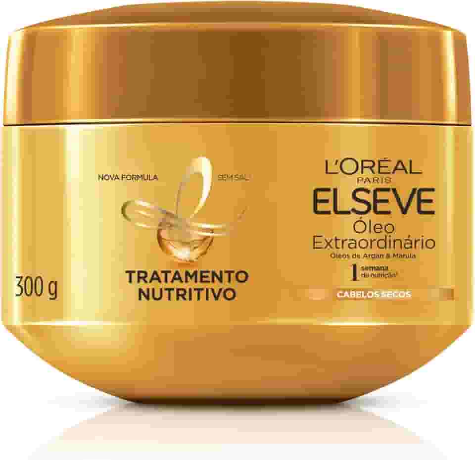 L’Oréal Paris Creme De Tratamento L'Oréal Paris Elseve Óleo Extraordinário Nutrição Intensa 300G-embalagem variável