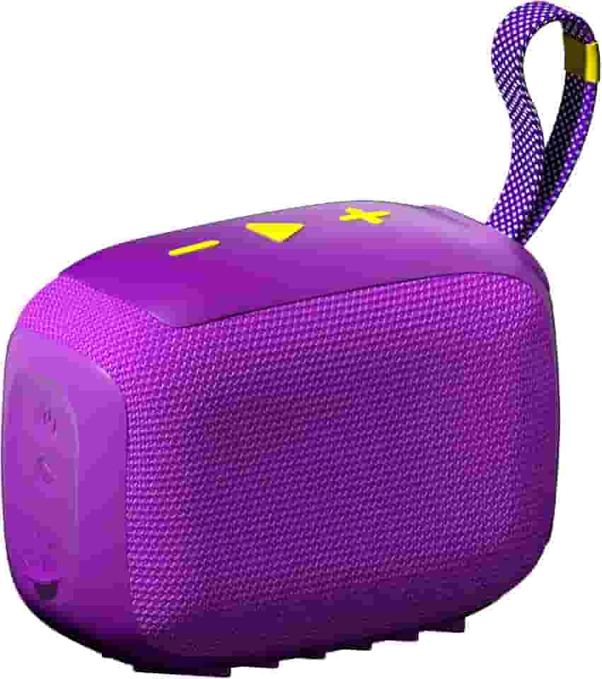 Caixa de Som, inava, Go-4, Bluetooth, Portátil,12h de reprodução, À Prova D'água IP67, TWS/FM/USB/TF(roxo)