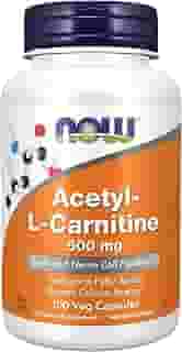 Acetyl L Carnitina 500 Mg (100 Vcaps) Now Foods