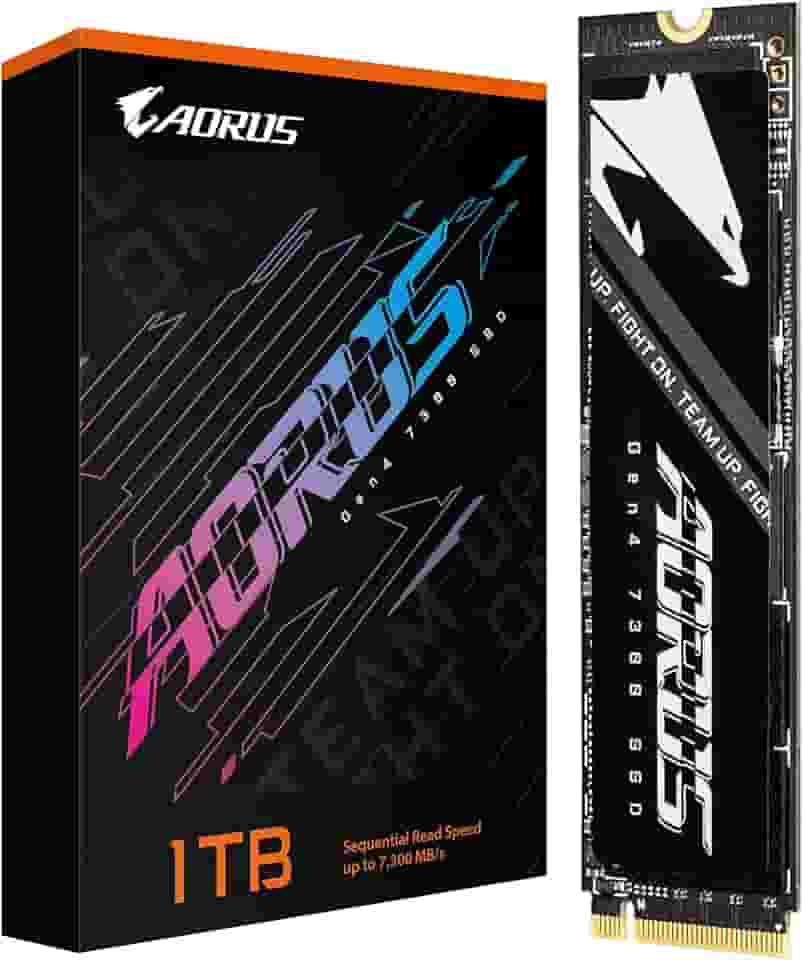 SSD AORUS Gen4 7300 de 1 TB (sem dissipador de calor)