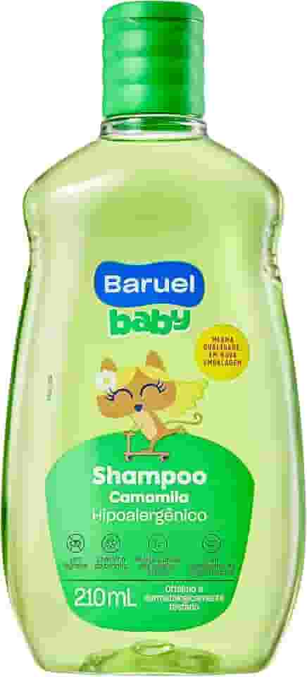 Shampoo Infantil Camomila 210ml – Baruel Baby