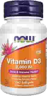 Vitamina Now D3 2.000Iu 240Softgels Now Foods Made In Usa