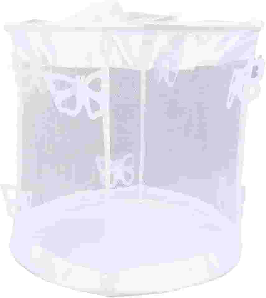 Kit de habitat de borboleta cffuvros com lagartas vivas, gaiola de malha para borboletas de monarca, kit de ciências educacionais com ferramentas de alimentação de janelas de