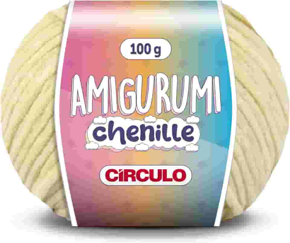 Linha Amigurumi Chenille - Circulo - 100g - 110 metros - 909 TEX (7072-Centeio)