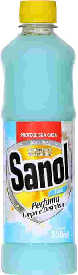 Desinfetante Líquido para uso Geral, Talco, Sanol, 500 ml, Azul