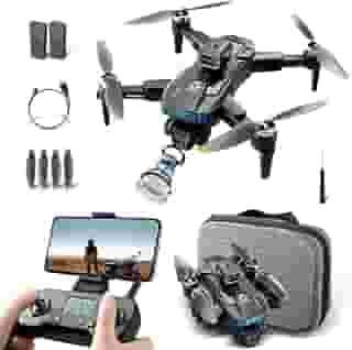Drone com Camera 4K XT505, Drones Profissional Drones FPV, Controle Remoto Drone com GPS e 1200m de Alcance, Bateria 2000mAh
