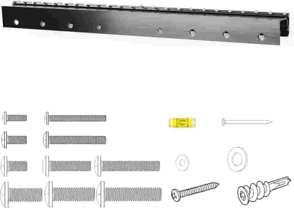 Suporte de parede de TV sem parafuso para VESA 12-55 polegadas, suporte de TV sem parafusos de drywall - sem danos, sem perfuração, tela plana, fácil de instalar, suporte de pendurar para TV para