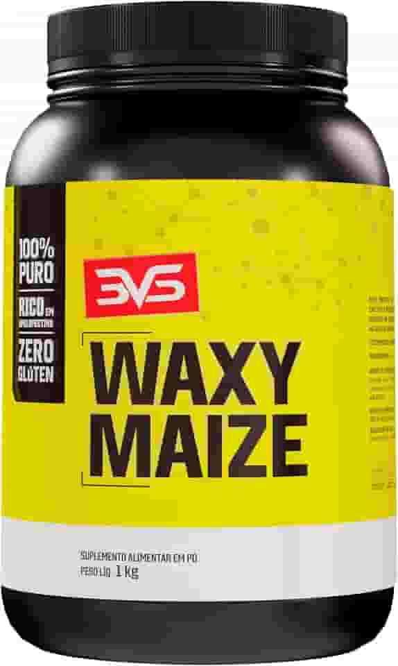 Waxy Maize - Sabor Natural, 3VS Nutrition, 1000G - Fonte de carboidratos de baixo índice glicêmico - Fornece níveis de energia constantes