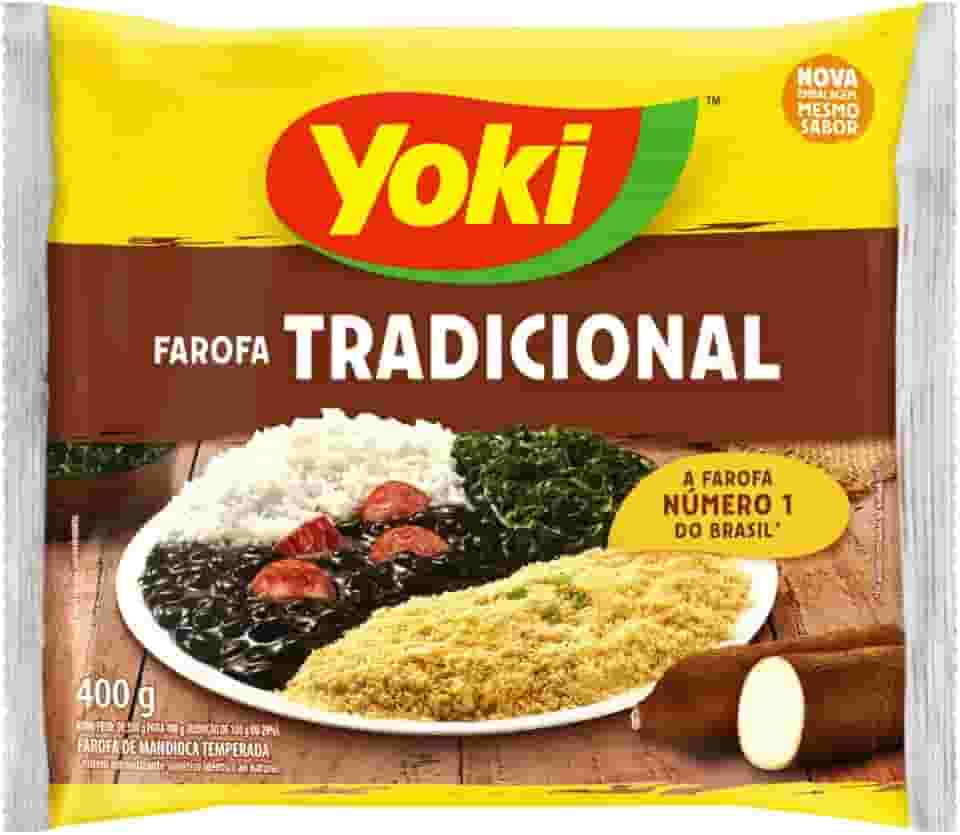YOKI Farofa De Mandioca Tradicional Yoki Pacote 400G