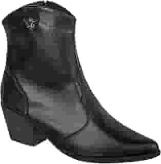 Bota Texana Feminina Western Bico Fino Salto Grosso