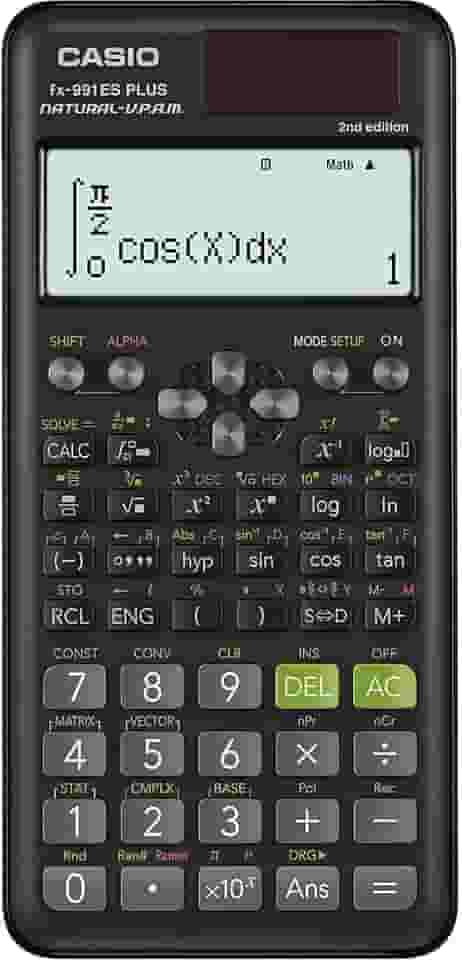 Calculadora Cientifica FX-991ESPLUS-2W4DT ‎Preta Casio