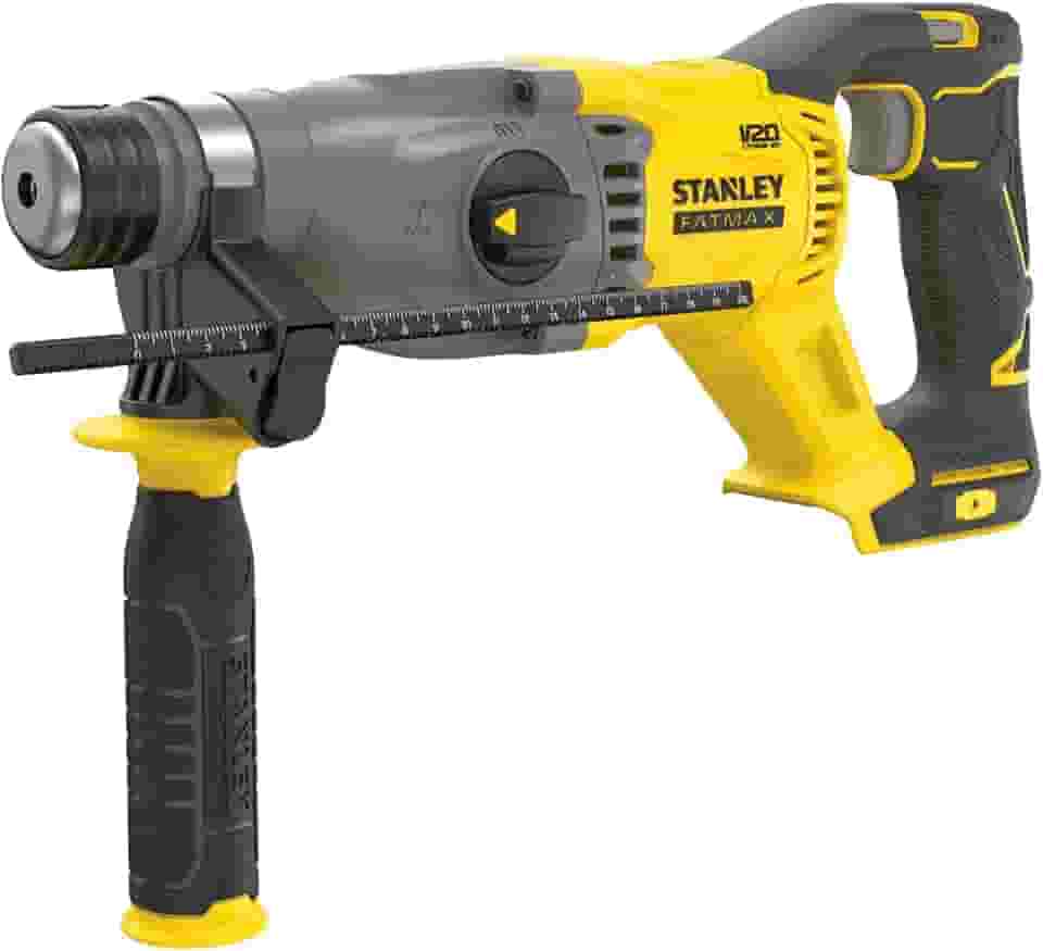 STANLEY Martelete Perfurador e Rompedor a Bateria, Ferramenta para Concreto, Metal e Madeira, Modelo SBH900B