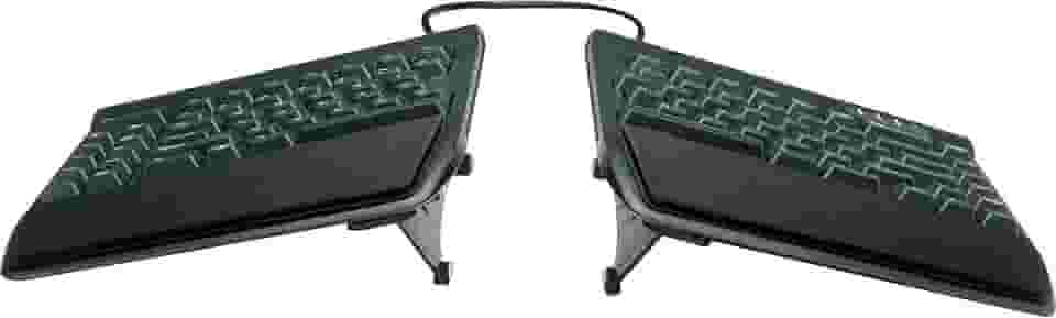 KINESIS Teclado Ergonômico Freestyle2 Com Levantadores Vip3 Para Pc (9' Separação) (Kb820Pb-Us) Preto