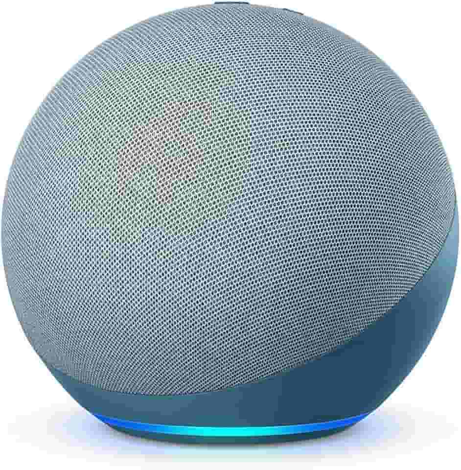Echo com Alexa (Geração mais recente): Com som premium e hub Zigbee de casa inteligente - Cor Azul