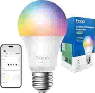 Tapo L530E, Lâmpada LED multicolorida inteligente WiFi, 806 lúmens, 8,3 W, sem necessidade de hub, controle remoto/aplicativo, 16 milhões de tons, cor RGB, funciona com Alexa e Google Home.