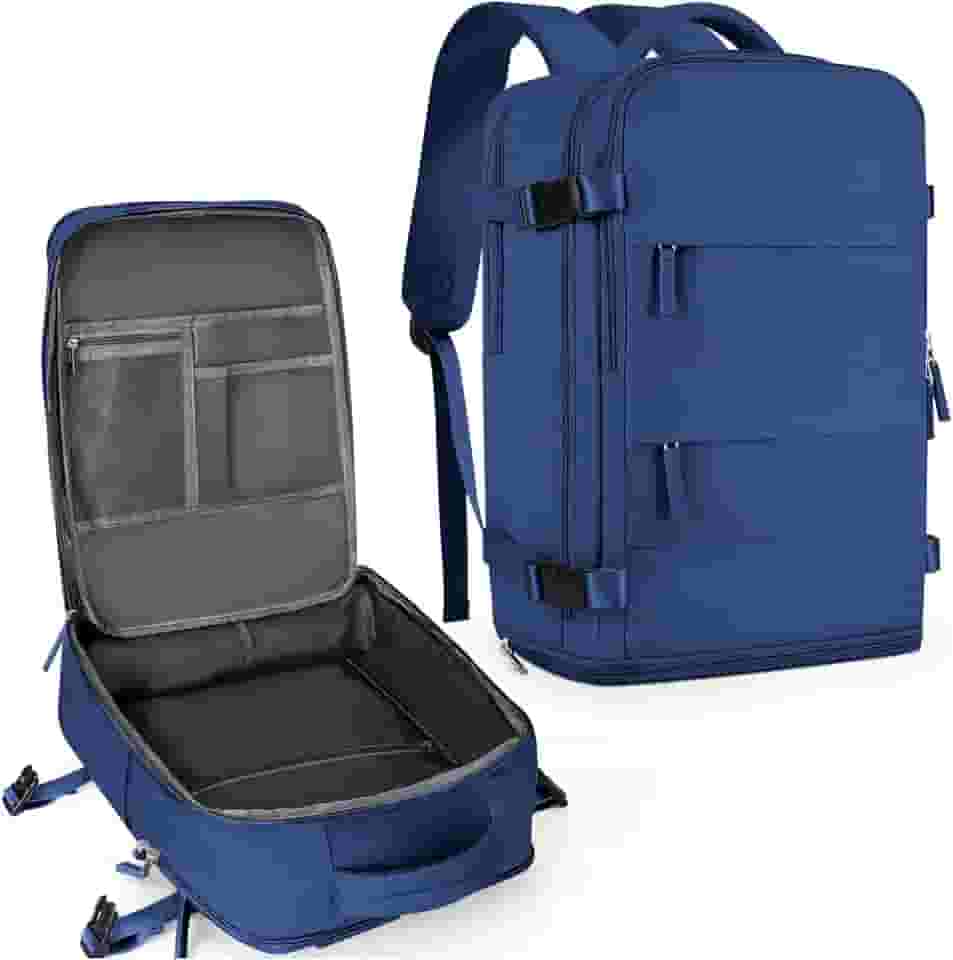 Mochila de viagem coowoz unissex, grande, mala de mão, mochila para trilha