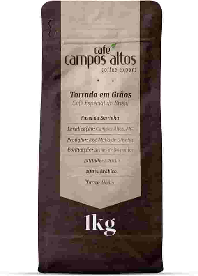Café Campos Altos, Torrado em Grãos Especial 1Kg