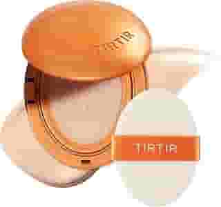 [*Tamanho mini*] Máscara TIRTIR Fit Ai Filter Cushion Foundation | Acabamento semifosco semelhante a IA - Até 72 horas Cobertura média a total Korean BB Cushion Make Up Beauty, #19C Petal, 0,4 Fl Oz