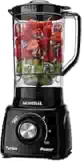 Liquidificador Mondial, Turbo Power 550W, 220V, Preto, 2,2 L - L-99 FB