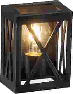 Arandela Externa Luminária De Parede Muro Transparente 44