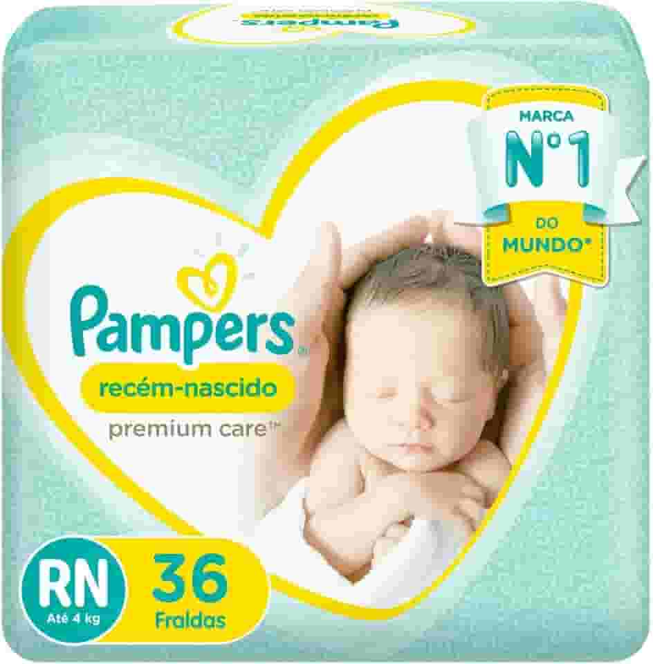 Fralda Pampers Premium Care RN - 36 fraldas