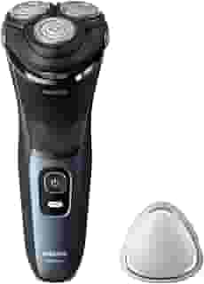 Philips Barbeador Elétrico Masculino, Uso Seco e Molhado, Cabeças flexíveis 5D, com Aparador Retrátil, Carregamento Rápido - S3144/00