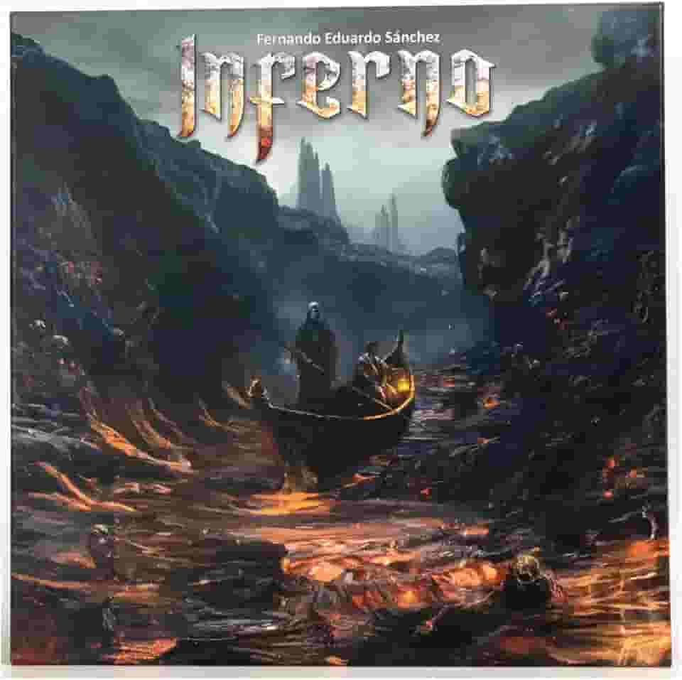 Grand Gamers Guild, Inferno - Jogo de estratégia de colocação de trabalhadores, para 1 a 4 jogadores, maiores de 14 anos