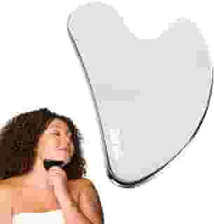 Zenai - Gua Sha Inox Massageador Facial para Massagem Lifting Drenagem Rosto