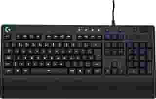 Teclado Gamer Logitech G213 com Layout ABNT2, RGB LIGHTSYNC, Controles de Mídia Dedicados, Design Durável e Resistente à Respingos