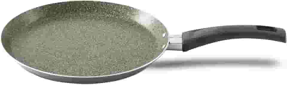 Multiflon, Crepeira Panquequeira Aluminio Antiaderente, Ekó, Verde Oliva, 22cm Resistente Elegante Durável e Saudável