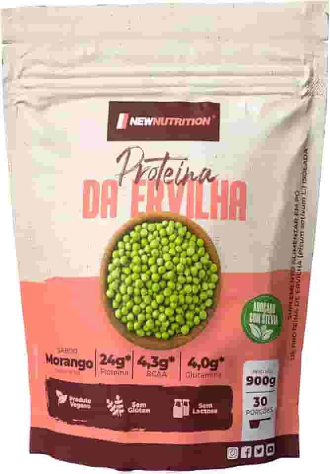 NewNutrition - Proteina de Ervilha Isolada 900g Morango